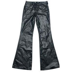 KUT From The Kloth Faux Leather Flare Pants Size 2 Edgy